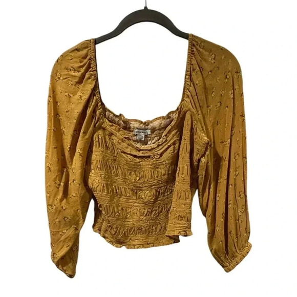 NWT AE Smocked Top - Picture 1 of 2